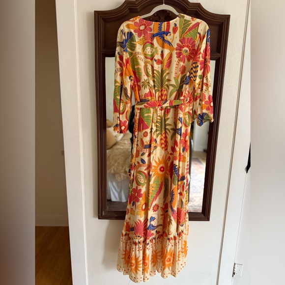 Farm Rio for Anthropologie Wrap Maxi Dress - Picture 5 of 9